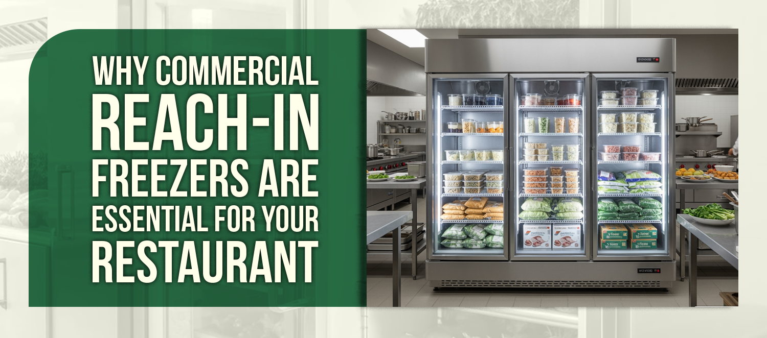 Why Commercial Reach-In Freezers Are Essential for Your Restaurant