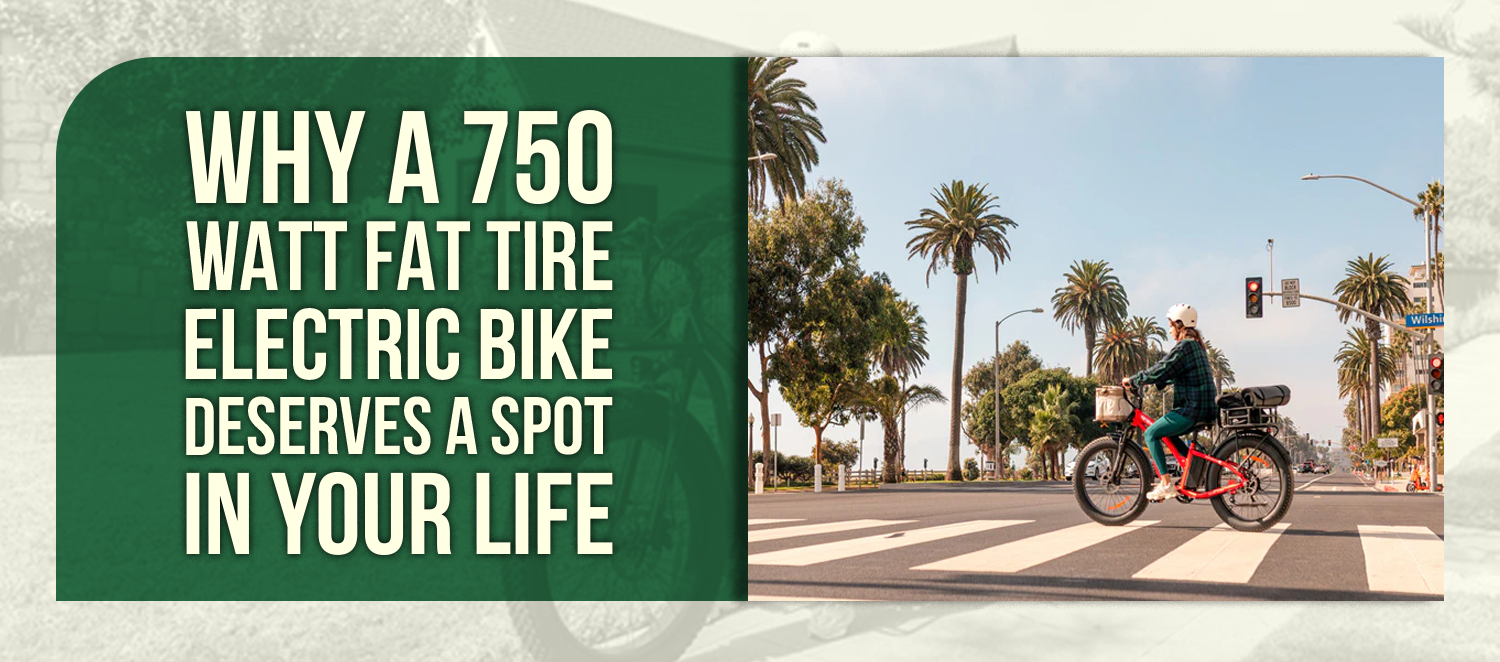 Why a 750 Watt Fat Tire Electric Bike Deserves a Spot in Your Life
