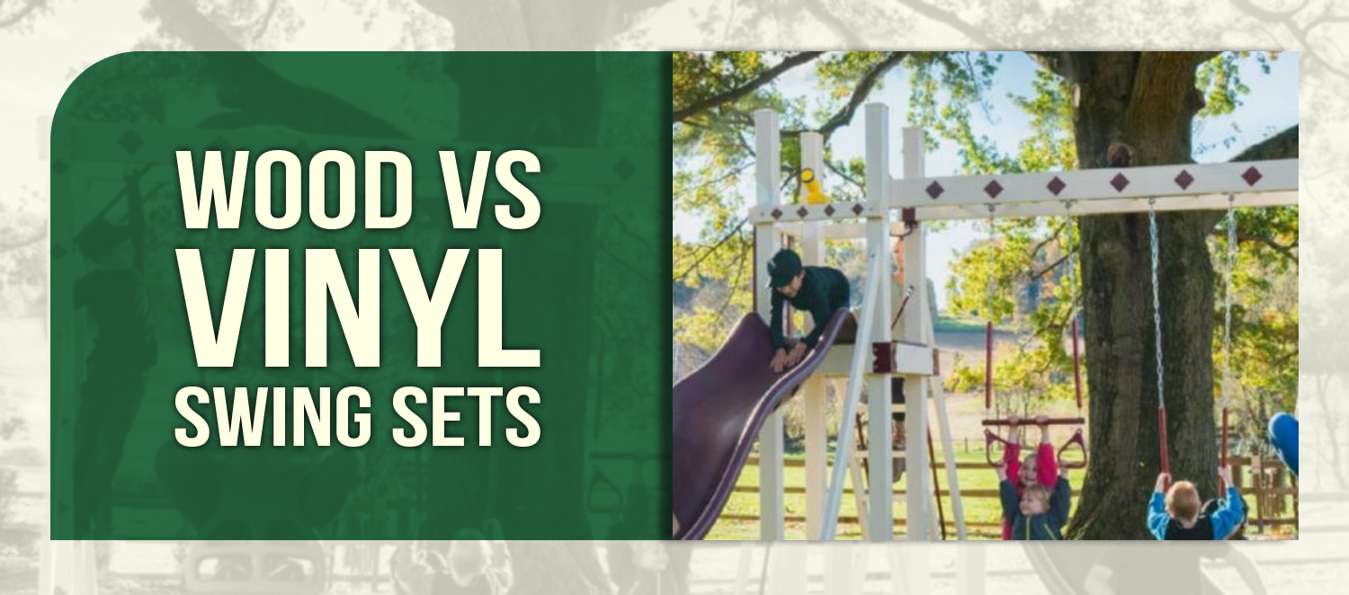 Wood vs Vinyl Swing Sets