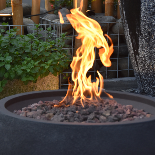 Modeno Fire Pit with flame