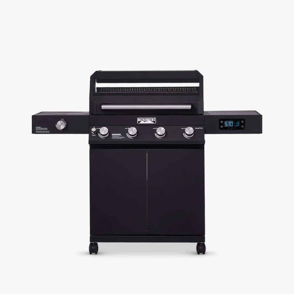 Monument Grills Denali 425 Series | 4 Burner Smart Tech Propane Gas Grill in Black - D425