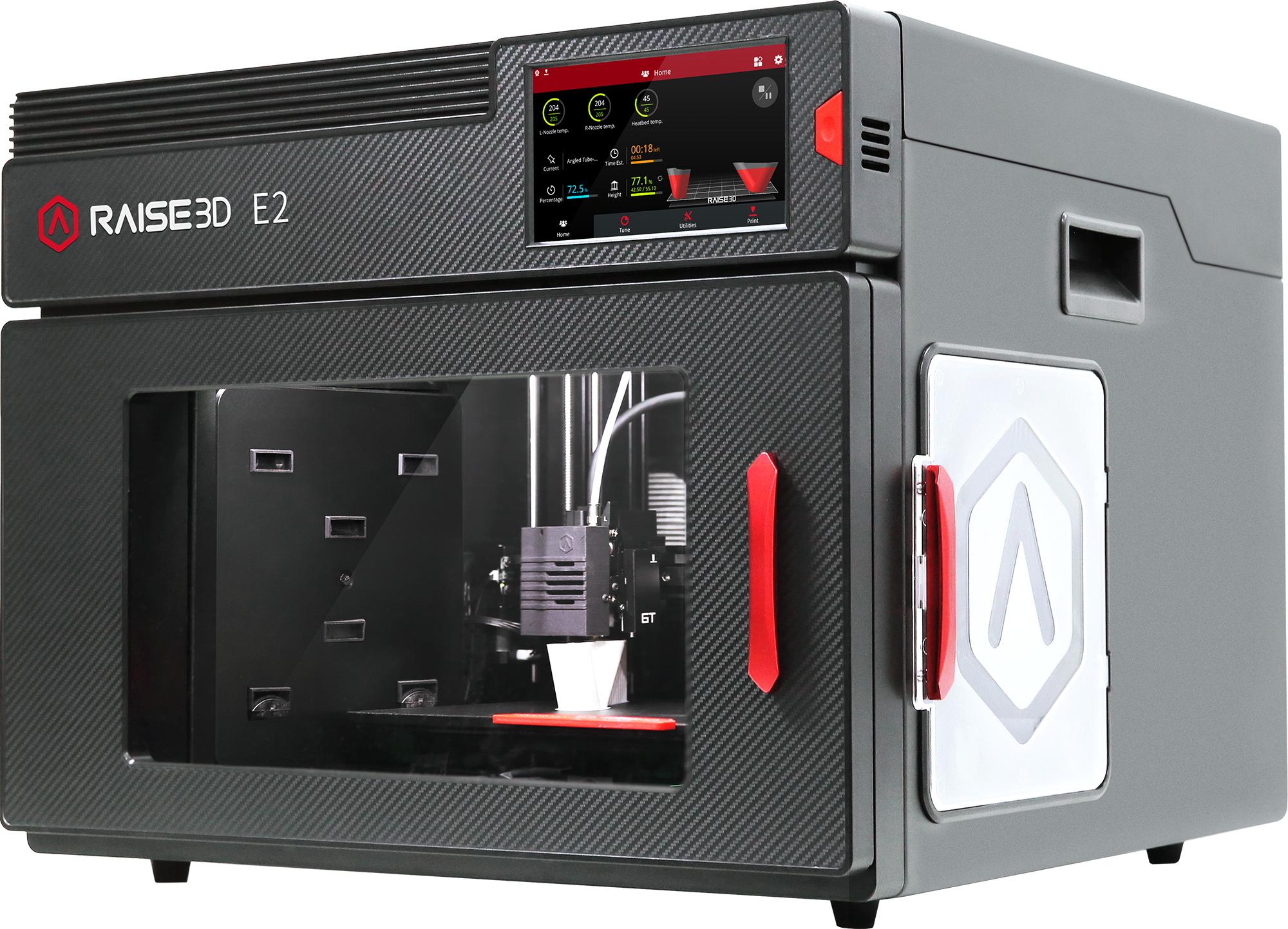 Raise3D E2 Desktop 3D Printer - Includes Auto Leveling and IDEX - R3DE2