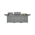 TYTUS Modular Grilling Collection 4-Burner Gas Grill, Pellet Smoker with Cart and Gas Griddle with Cart - TDT-BUN-009
