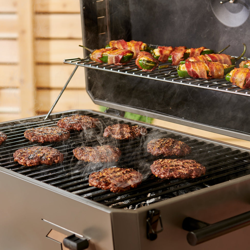 TYTUS Emberwood Charcoal Grill with Grill and Prep Cart - TDT-CRT-CHAR