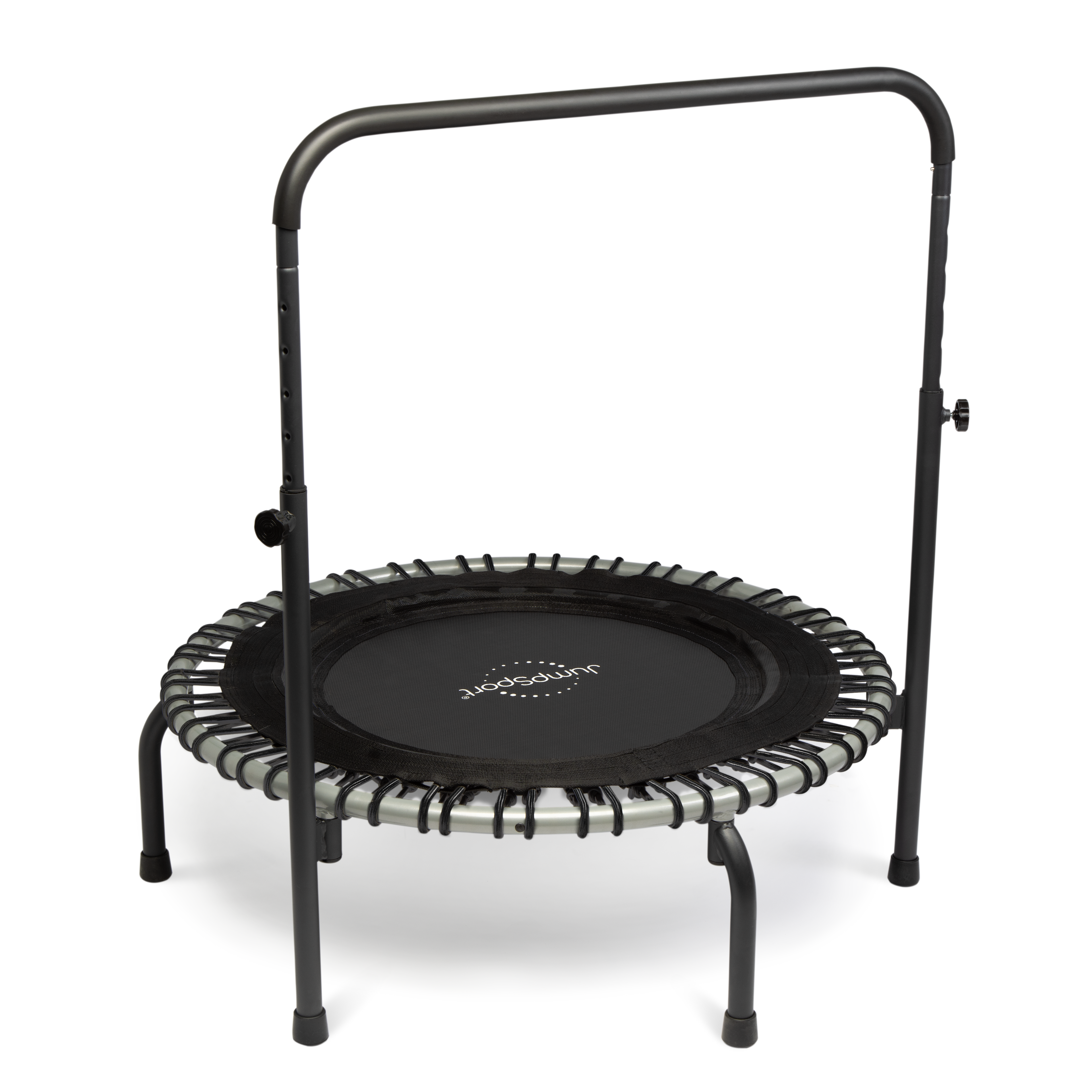 Disc-O-Bed JumpSport 350i 39" Fitness Trampoline and Handle Bar with 30 Adjustable Bungees - 323353