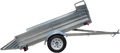 DK2 MMT5X7G 1639 lb. Capacity 4.5 ft. x 7.5 ft. Extendable 12 ft Bed Trailer Kit Galvanized New - MMT5X7G