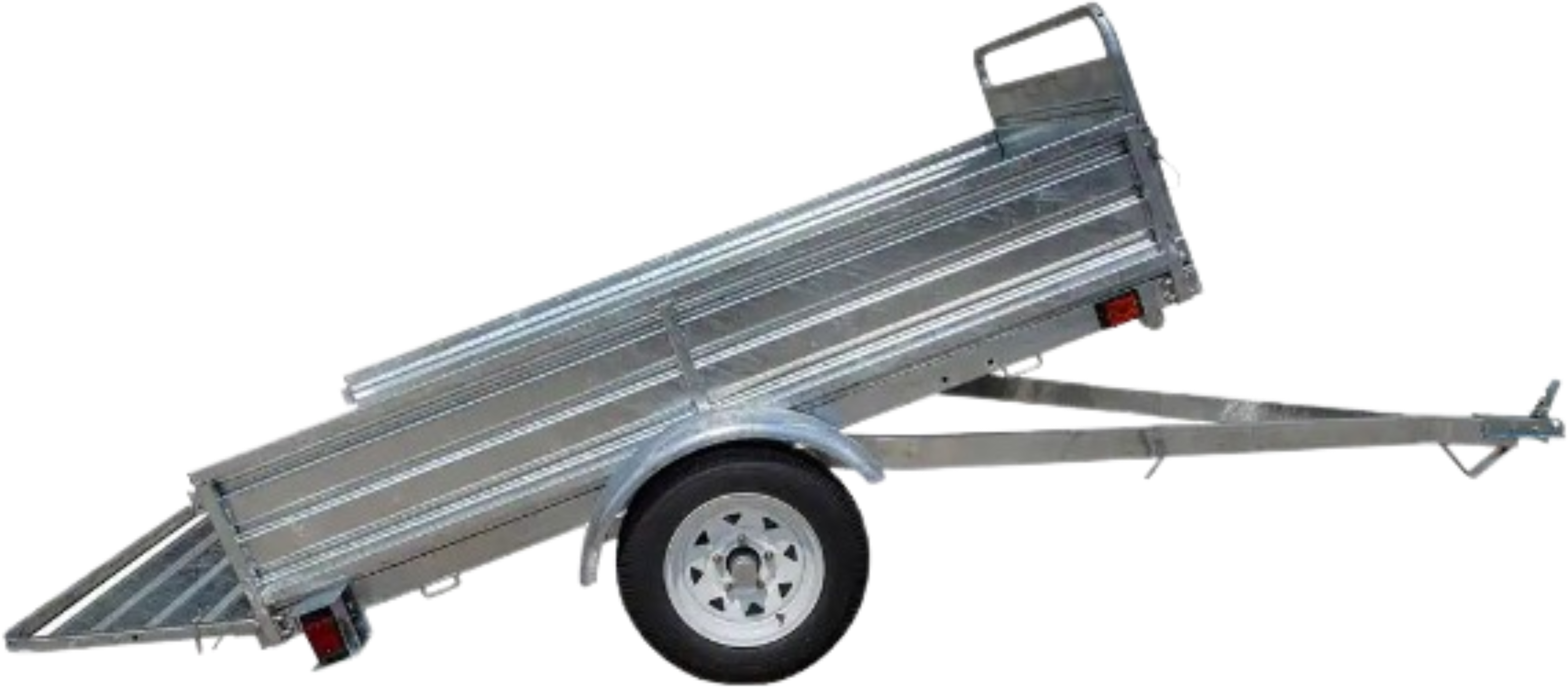 DK2 MMT5X7G 1639 lb. Capacity 4.5 ft. x 7.5 ft. Extendable 12 ft Bed Trailer Kit Galvanized New - MMT5X7G