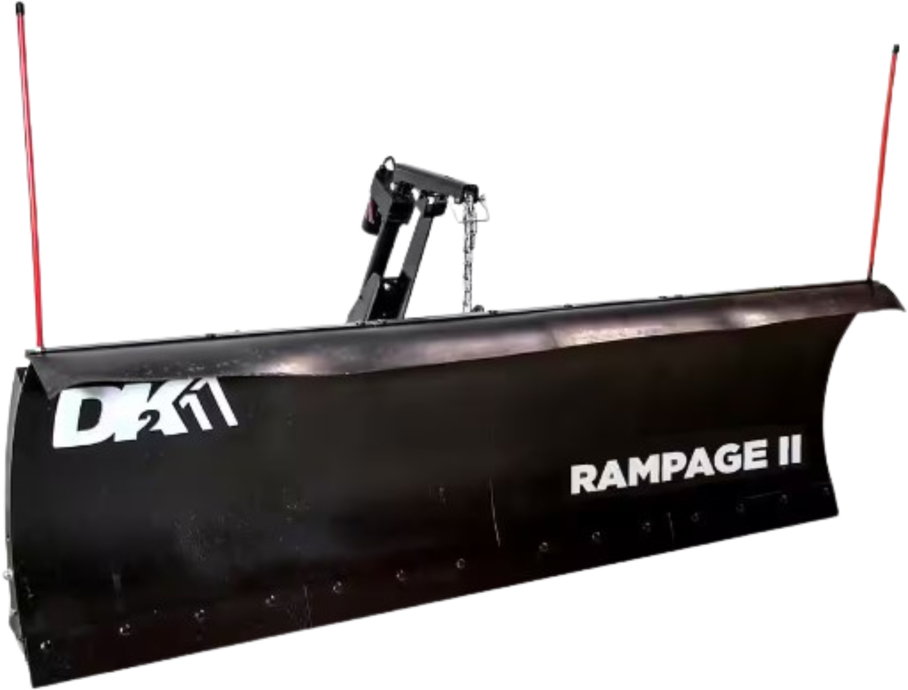 DK2 RAMP8219ELT Rampage II Elite 82 x 19 in. Custom Mount Snow Plow Kit with Actuator Lift New - RAMP8219ELT