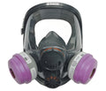 Grainger Honeywell North 7600 - Reusable Respirator Industrial Full Face Adjustable Head Strap Small Gray / Lavender - 5AC56