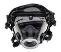 Grainger AV-2000 - Reusable Respirator Industrial Full Face Adjustable Head Strap Large Black - 35T206
