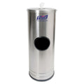 Grainger Purell - Wipe Dispenser Silver Stainless Steel Center Pull 800 Count Floor - 45KE73