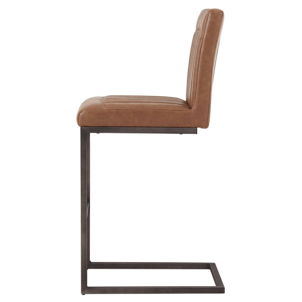 New Pacific Direct Ronan PU Leather Counter Stool, (Set of 2)  - 1060008-215