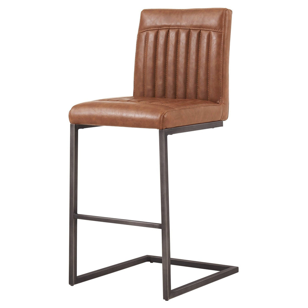 New Pacific Direct Ronan PU Leather Counter Stool, (Set of 2)  - 1060008-215