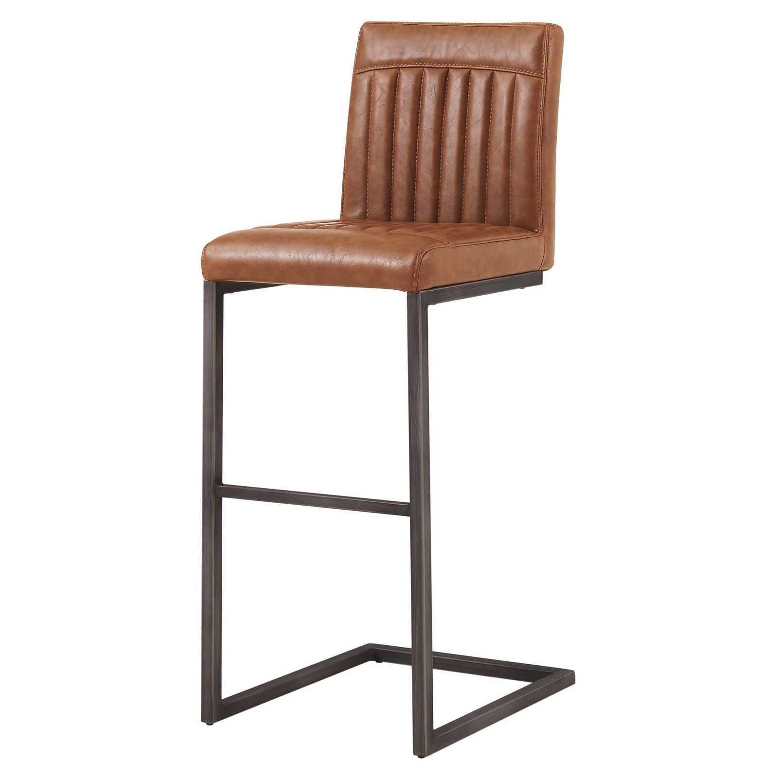 New Pacific Direct Ronan PU Leather Bar Stool, (Set of 2)  - 1060009-215
