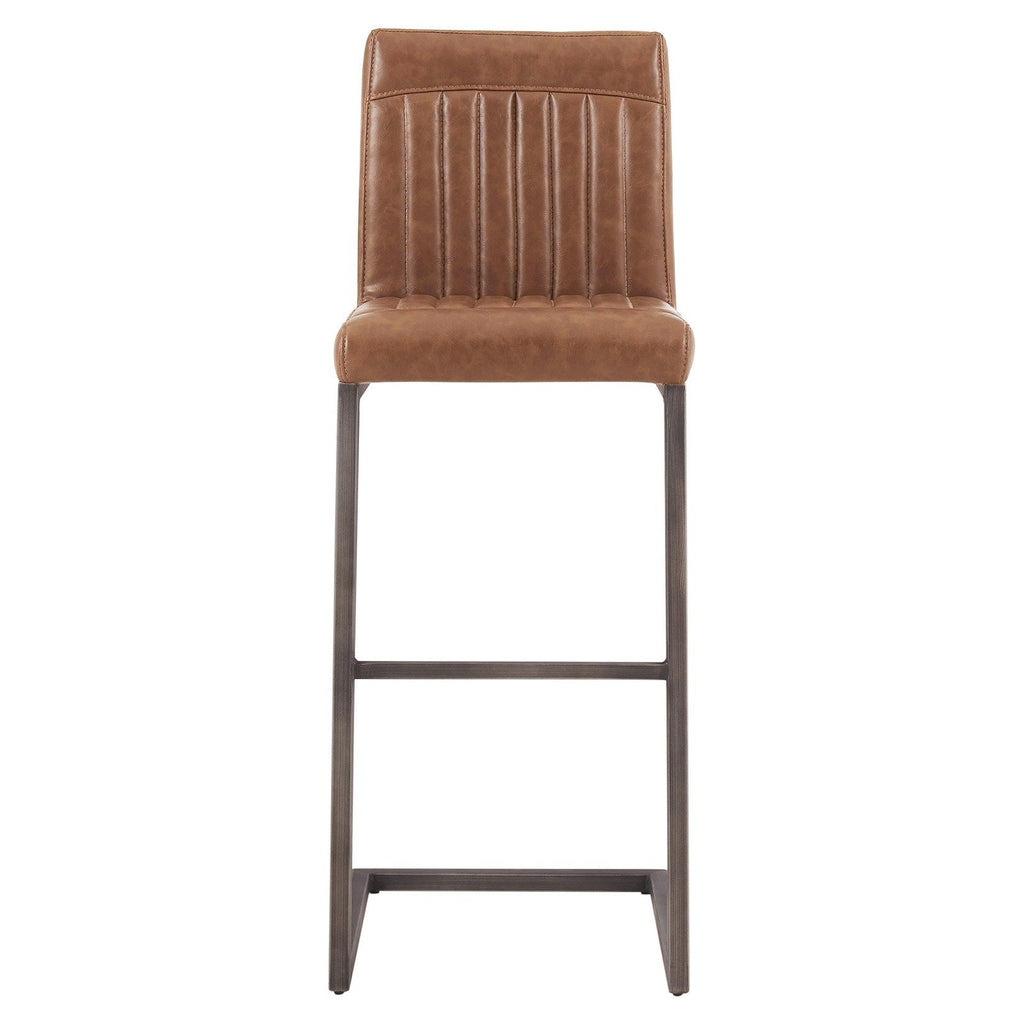 New Pacific Direct Ronan PU Leather Bar Stool, (Set of 2)  - 1060009-215