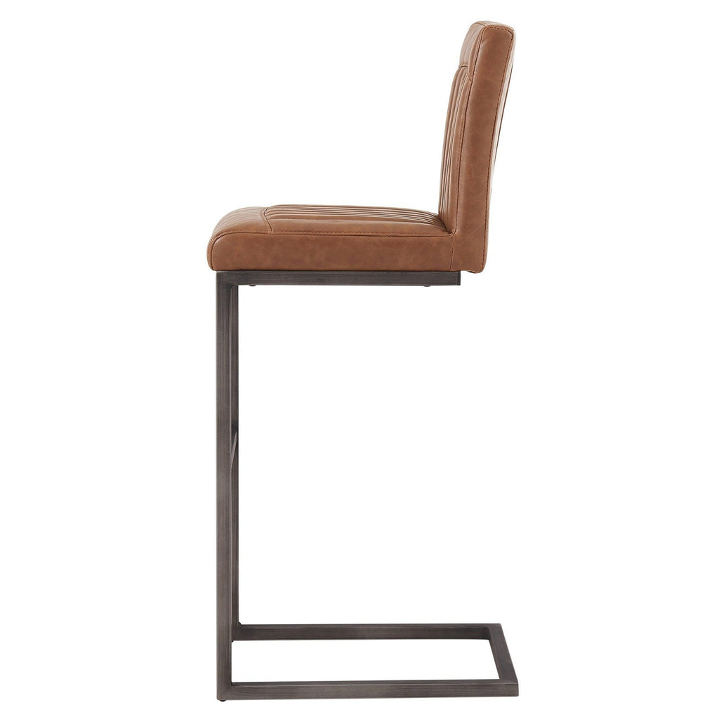 New Pacific Direct Ronan PU Leather Bar Stool, (Set of 2)  - 1060009-215