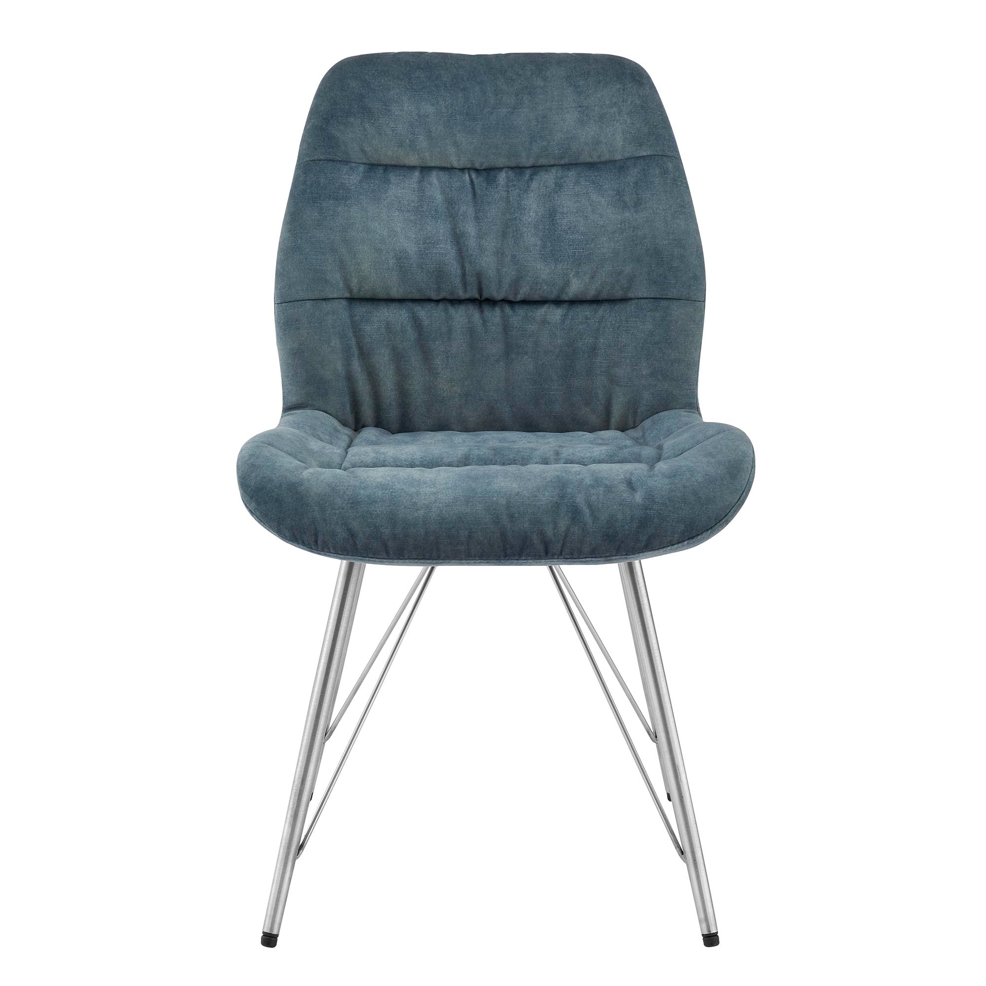 New Pacific Direct Raven Velvet Fabric Dining Side Chair, (Set of 2) 1060018-217 - 1060018-217