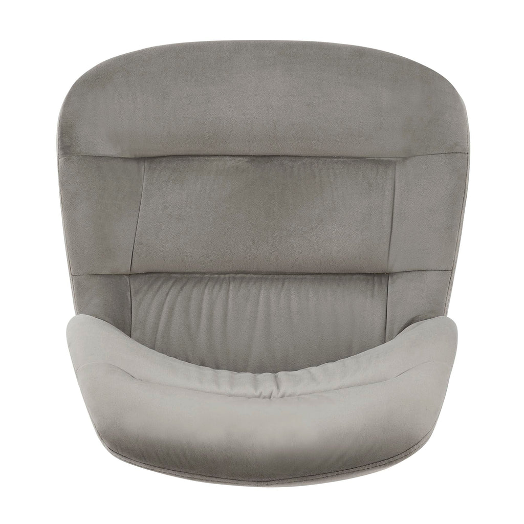 New Pacific Direct Raven Velvet Fabric Dining Side Chair, (Set of 2) 1060018-363 - 1060018-363