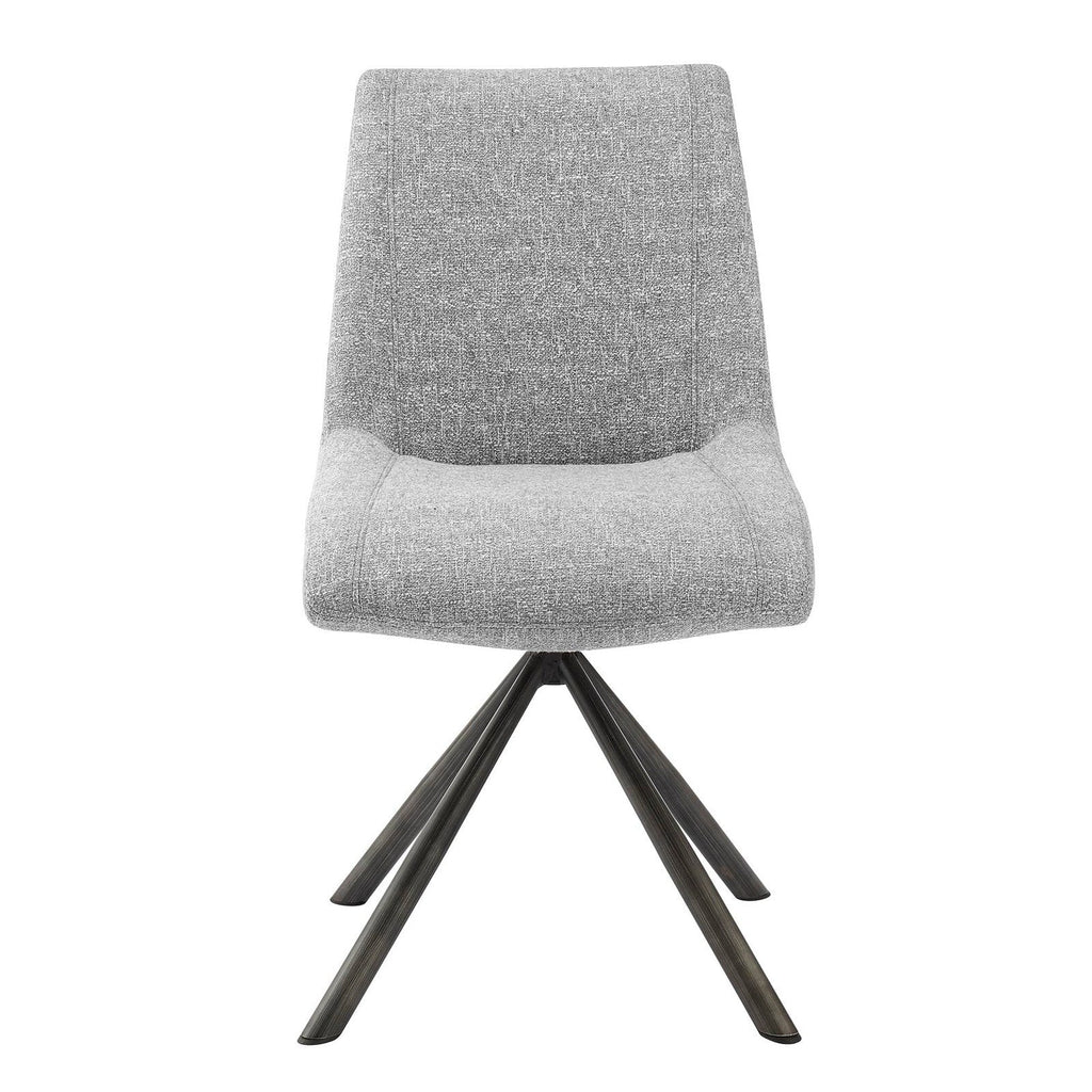 New Pacific Direct Viona Fabric Swivel Dining Side Chair (Seat), (Set of 2) 1060019-218 - 1060019-218