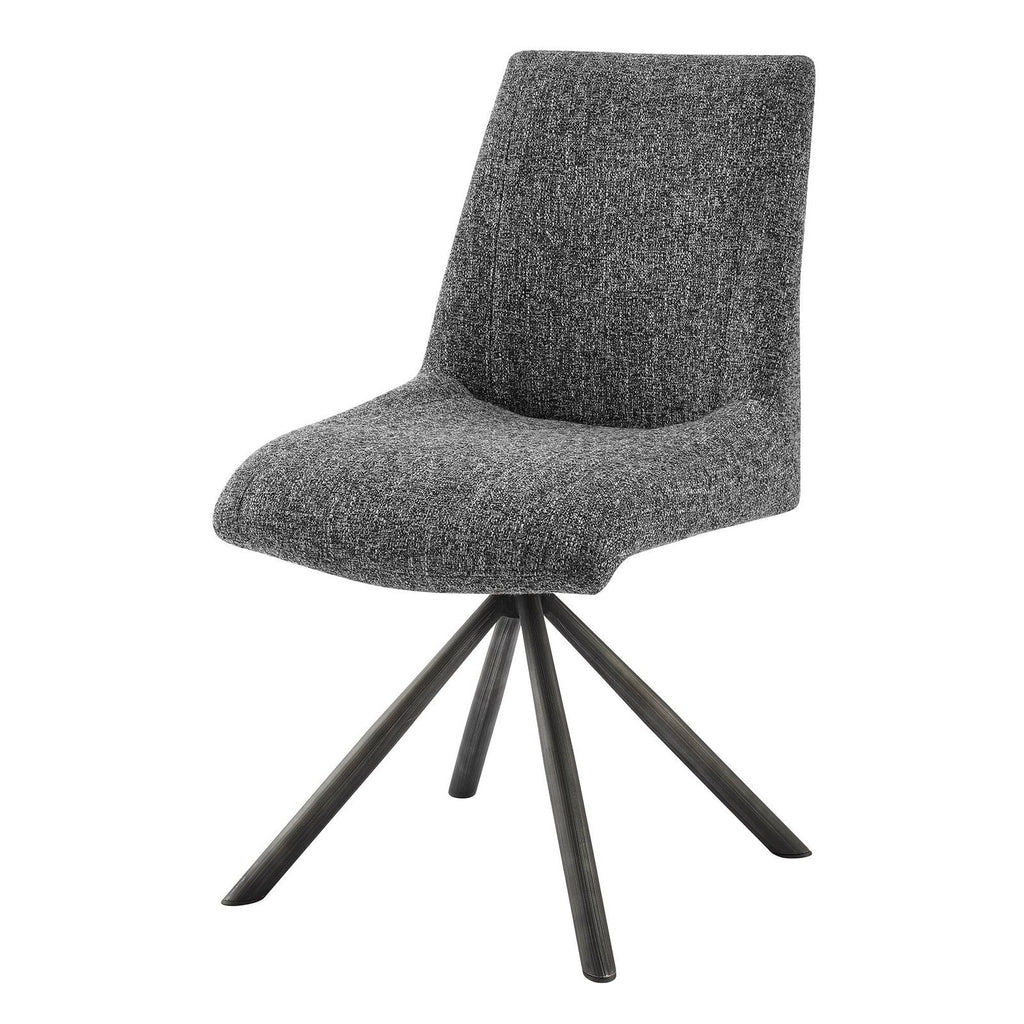 New Pacific Direct Viona Fabric Swivel Dining Side Chair (Seat), (Set of 2) 1060019-219 - 1060019-219