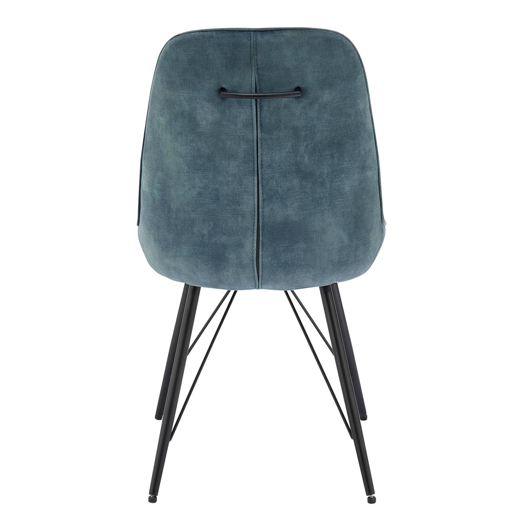 New Pacific Direct Pablo Velvet Fabric Dining Side Chair, (Set of 2) 1060021-217 - 1060021-217