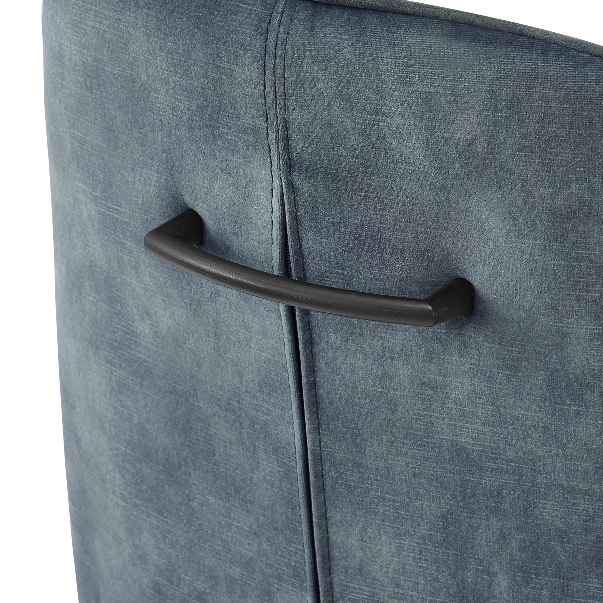 New Pacific Direct Pablo Velvet Fabric Dining Side Chair, (Set of 2) 1060021-217 - 1060021-217