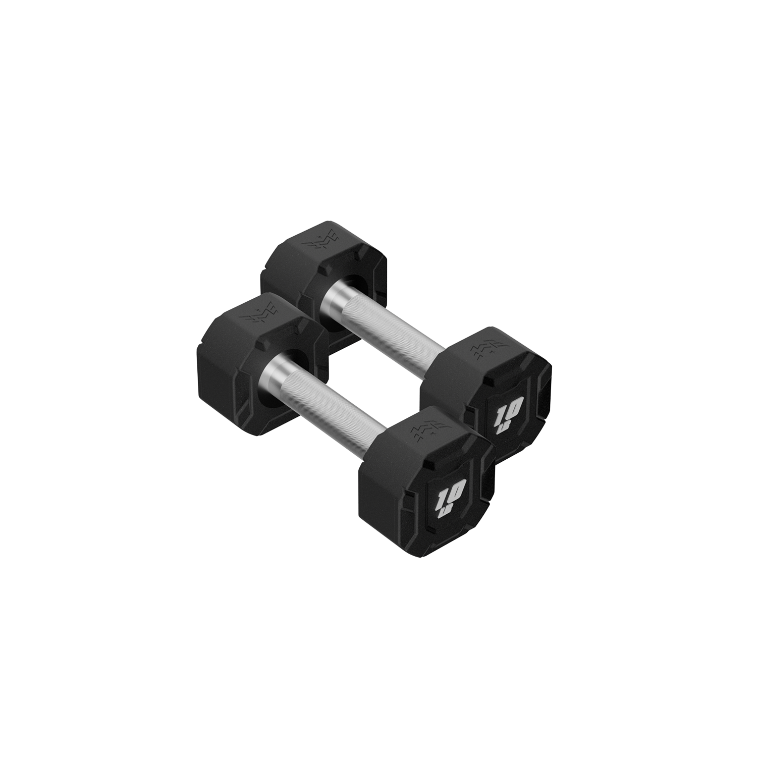 Major Fitness Urethane Octagonal-Shield Dumbbells - DBSET5-55