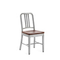 Emeco Navy Side Chair With Wood Seat - 1104 CHERRY
