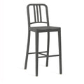 Emeco Open Box - 111 Navy Barstool - Charcoal Grey - OB-111 30 CHARCOAL