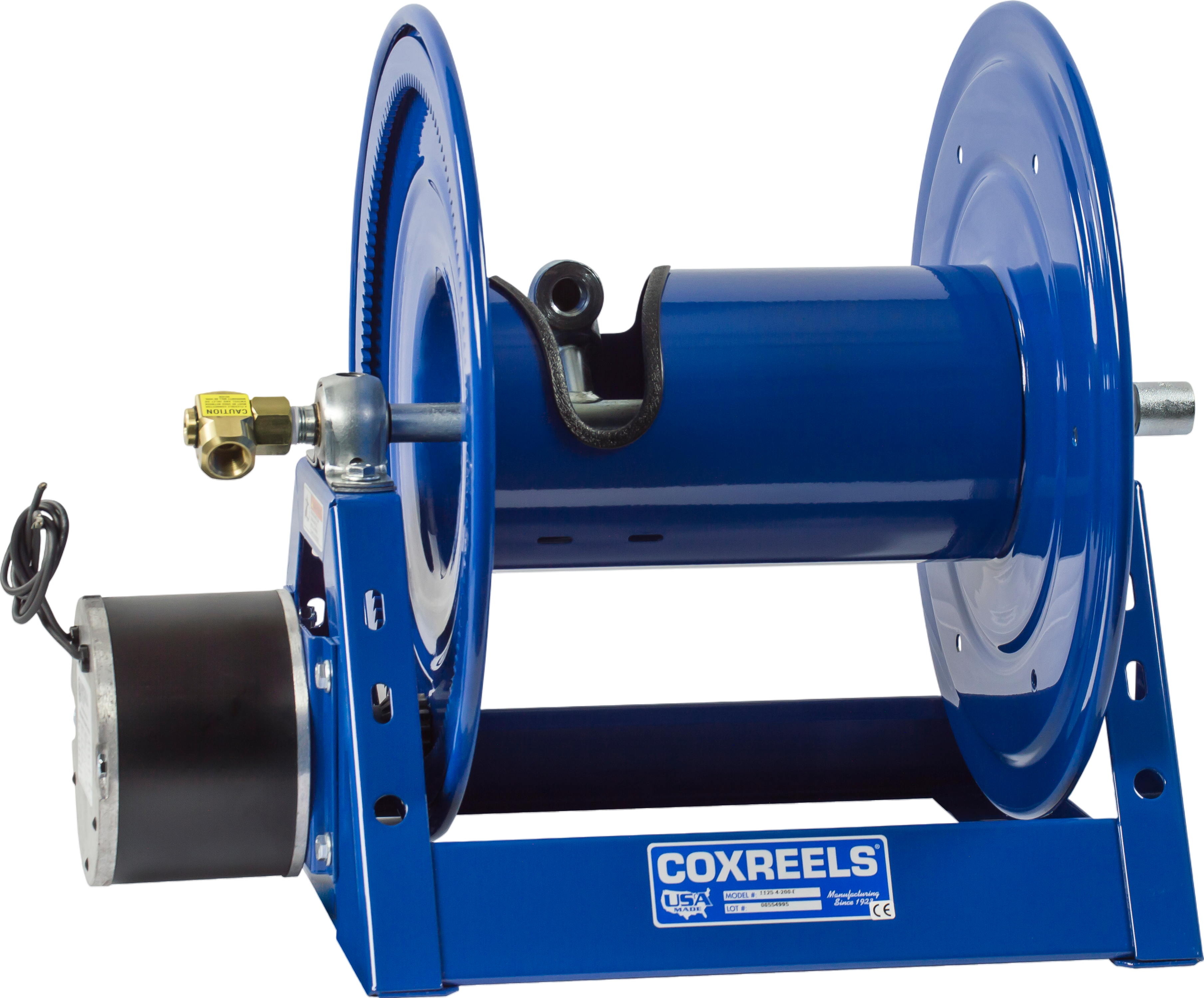 Coxreels  Motorized Hose Reel 1/2" x 200' with Electric 115V Explosion Proof 1/2 HP Motor New - 1125-4-200-EA