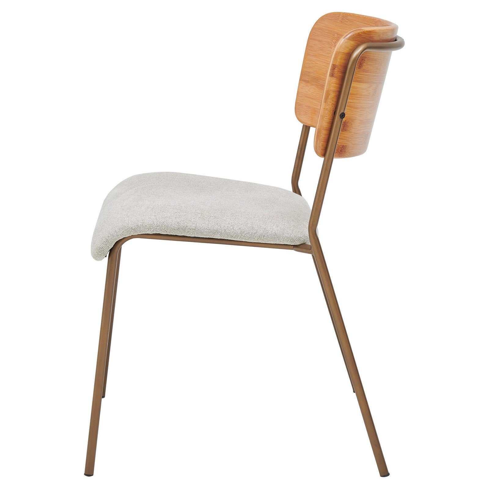 New Pacific Direct Leshia KD Fabric Bamboo Dining Side Chair, (Set of 2) -  1160028-406N