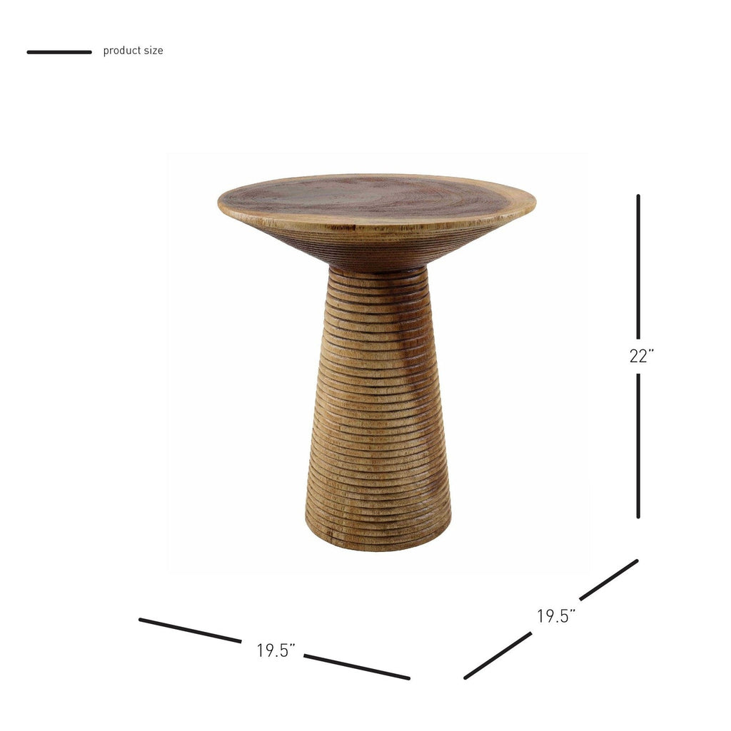 New Pacific Direct Duma Trembesi Side/ End Table  - 1210028-N