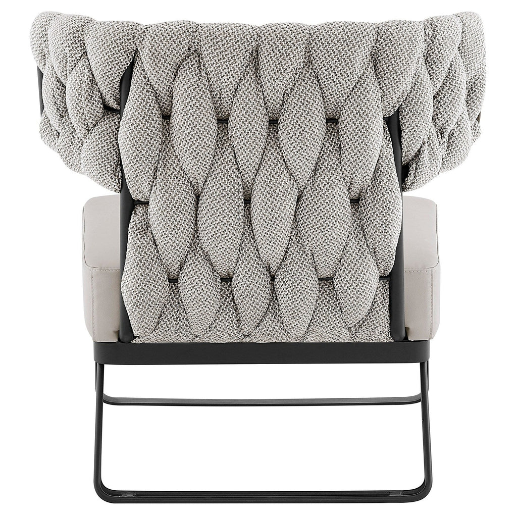 New Pacific Direct Leander Fabric/PU Accent Chair -  1240011-5006