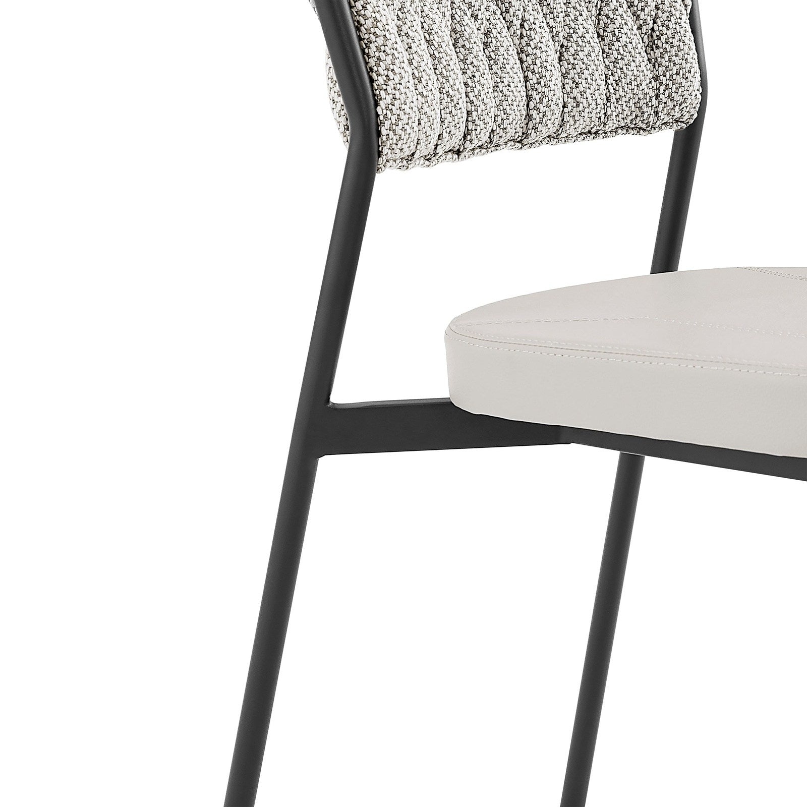 New Pacific Direct Leander Fabric/ PU Counter Stool, (Set of 4)  - 1240015-5006