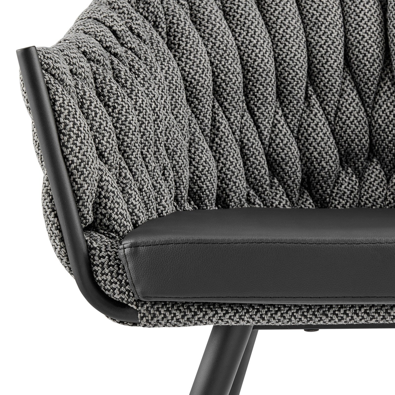 New Pacific Direct Fabian Fabric/ PU Accent Arm Chair -  1240018-5776