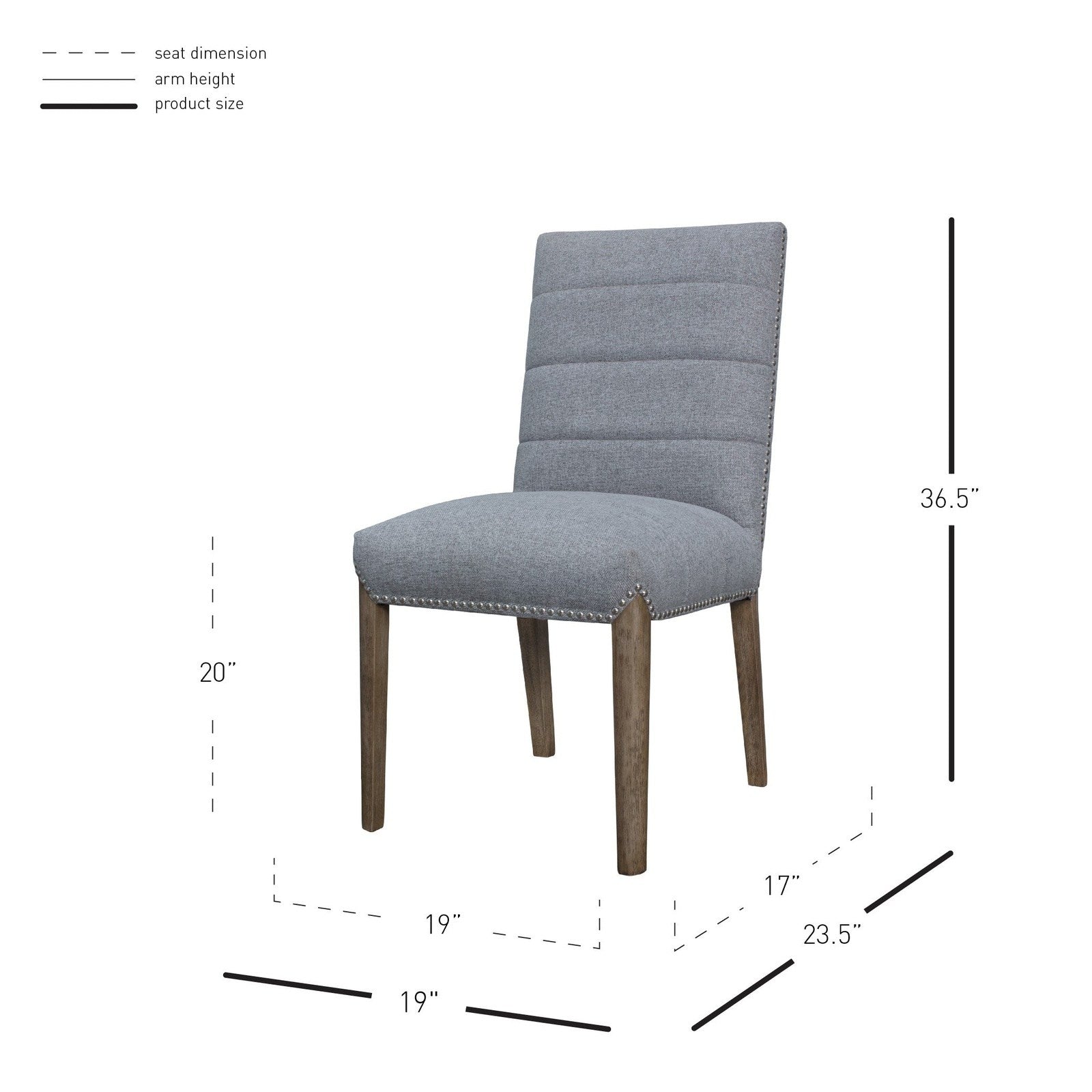 New Pacific Direct Alfred Fabric Chair, (Set of 2)  - 1250014-407