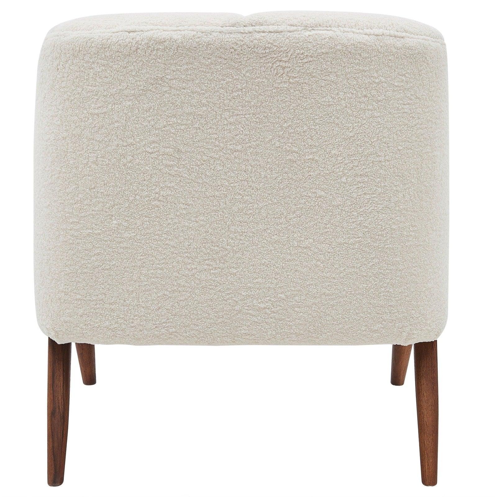 New Pacific Direct Florence Faux Shearling Fabric Accent Chair Brown Legs -  1250017-560