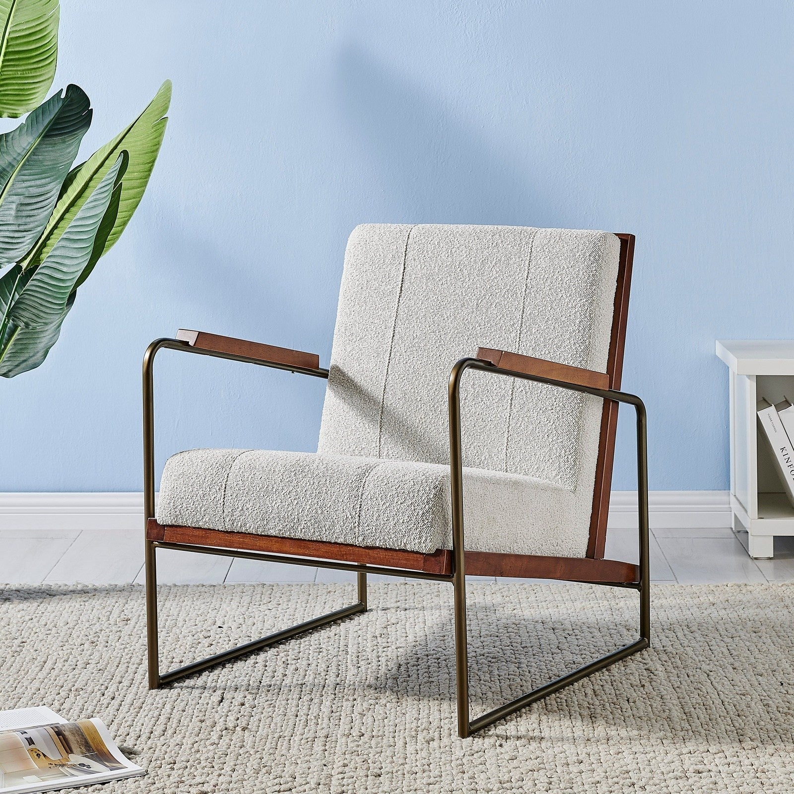 New Pacific Direct Damian Fabric Accent Arm Chair -  1250023-563