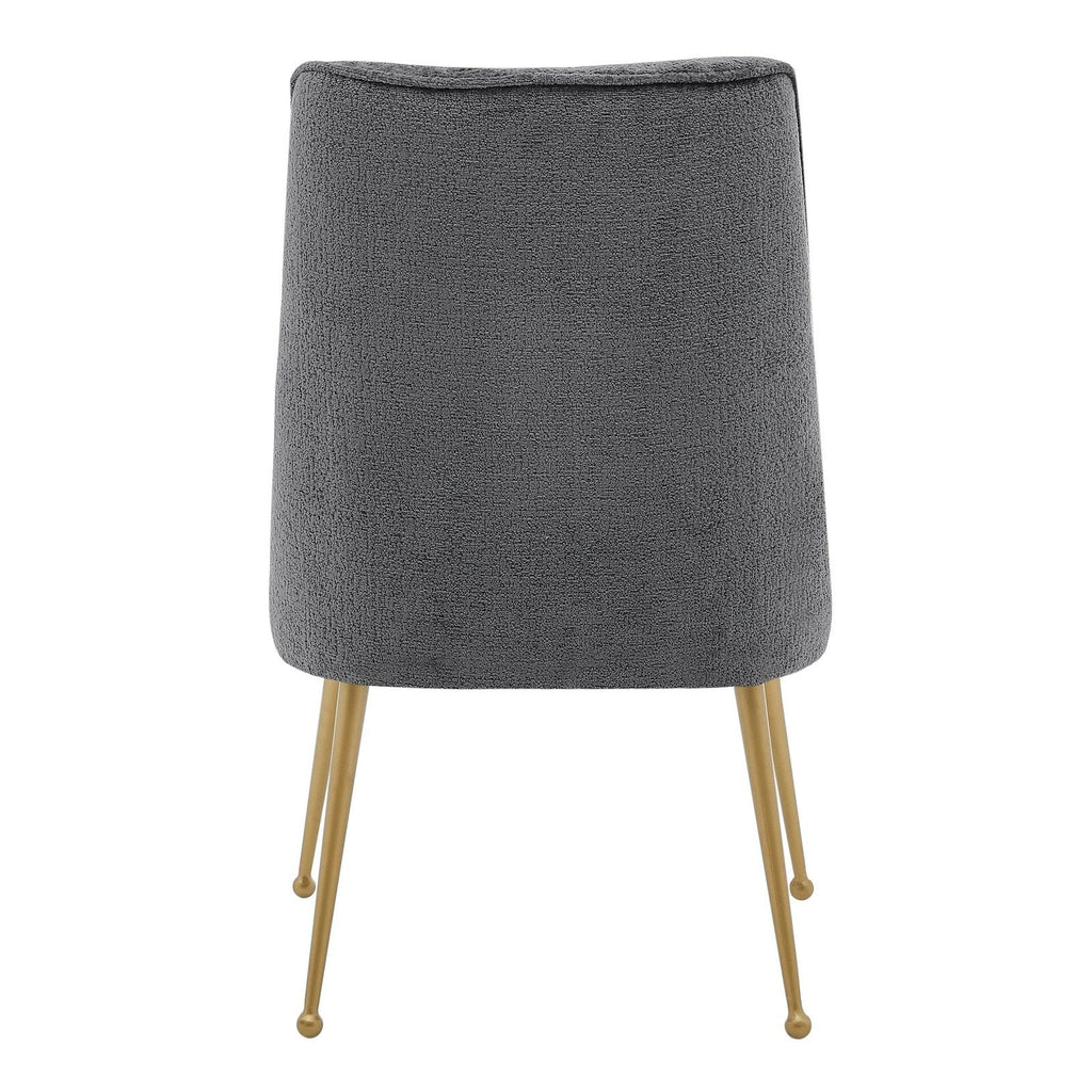 New Pacific Direct Cedric KD Fabric Dining Side Chair Gold Legs, (Set of 2)  - 1250024-568
