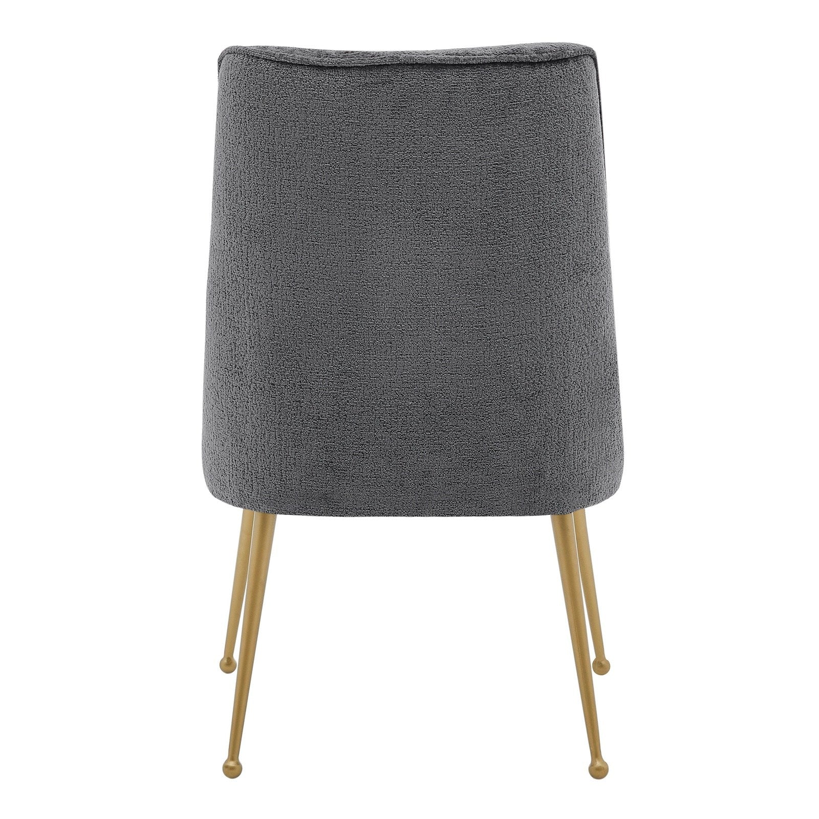 New Pacific Direct Cedric KD Fabric Dining Side Chair Gold Legs, (Set of 2)  - 1250024-568