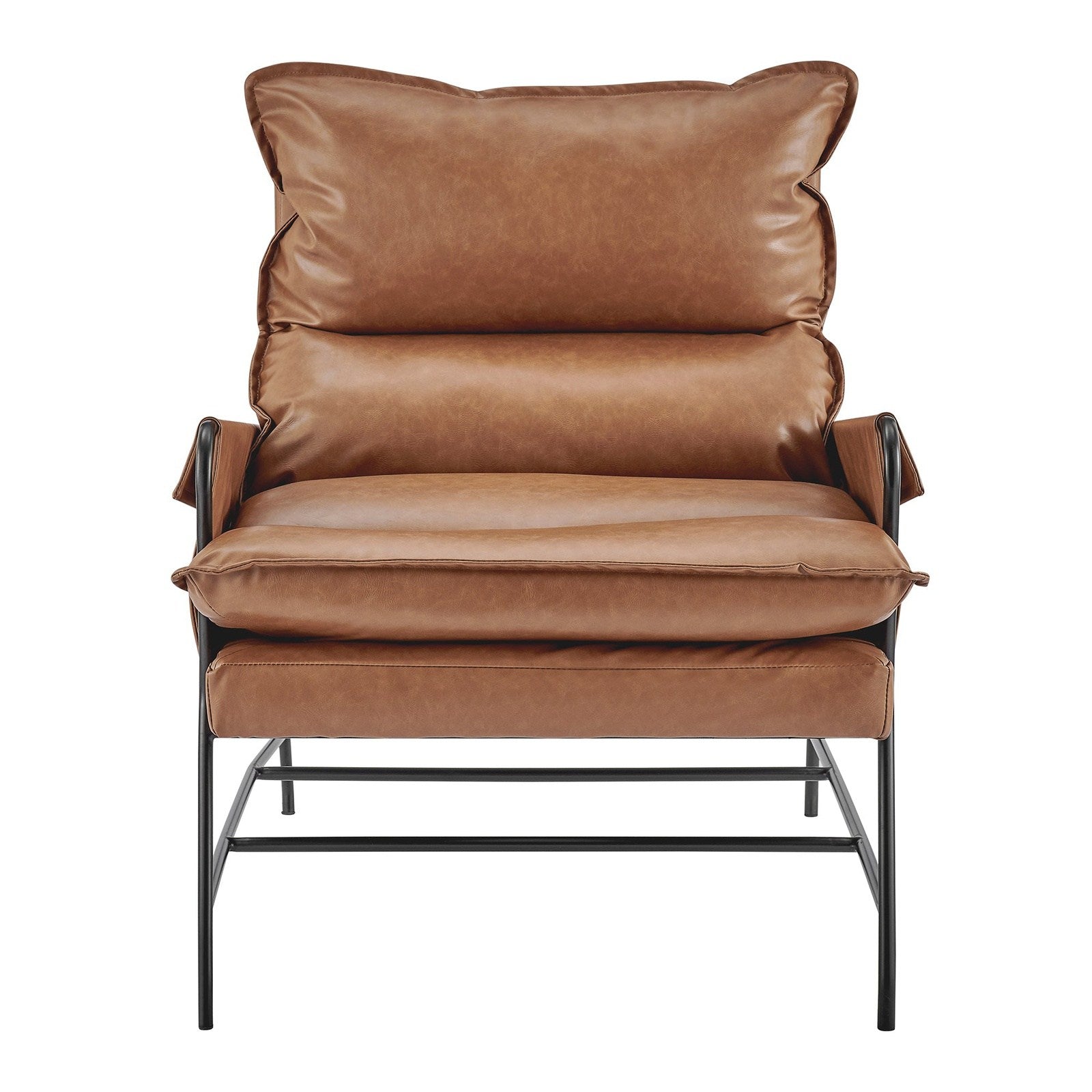 New Pacific Direct Thierry PU Accent Arm Chair  - 1250030-VCD
