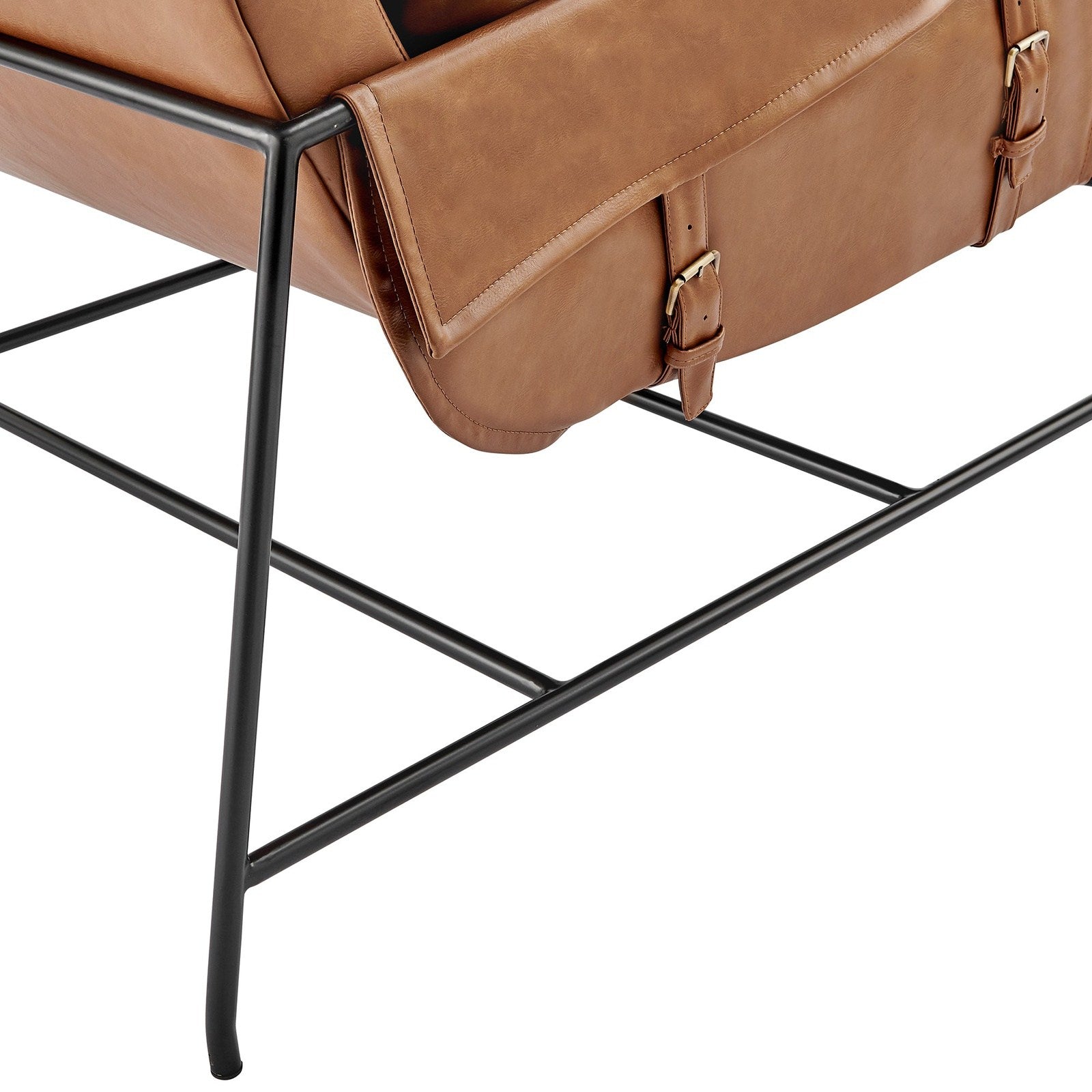 New Pacific Direct Thierry PU Accent Arm Chair  - 1250030-VCD