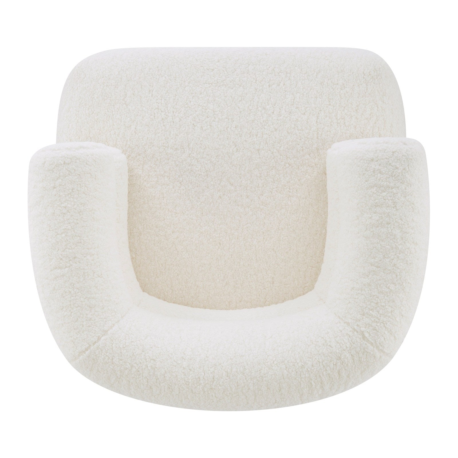 New Pacific Direct Zerline Faux Shearling Fabric Accent Chair 1250031-560 - 1250031-560