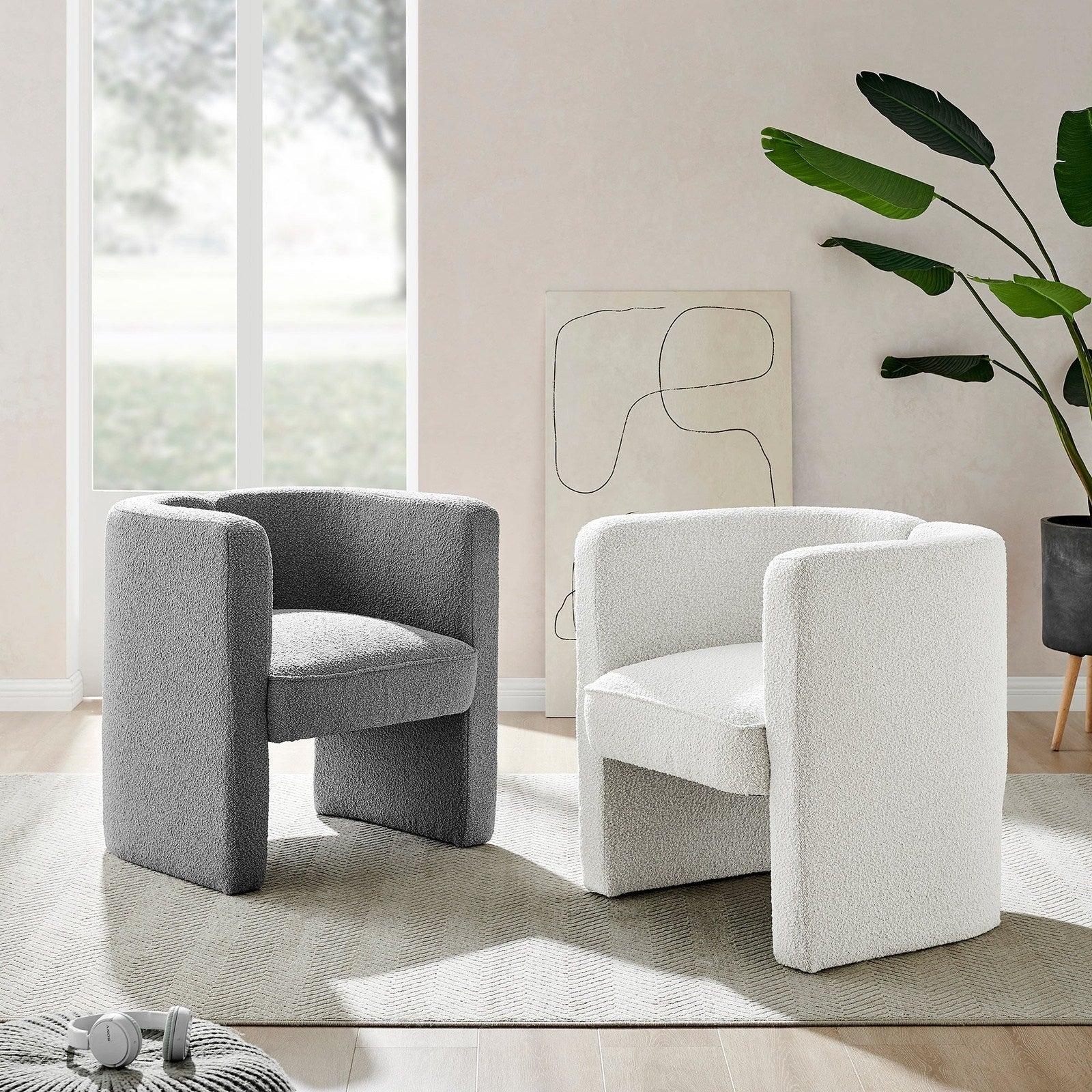 New Pacific Direct Ariela Fabric Accent Arm Chair  - 1250032-563