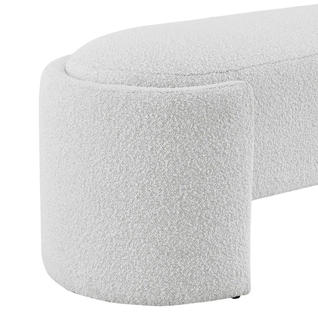 New Pacific Direct Felicia Fabric Bench 1250046-563 - 1250046-563