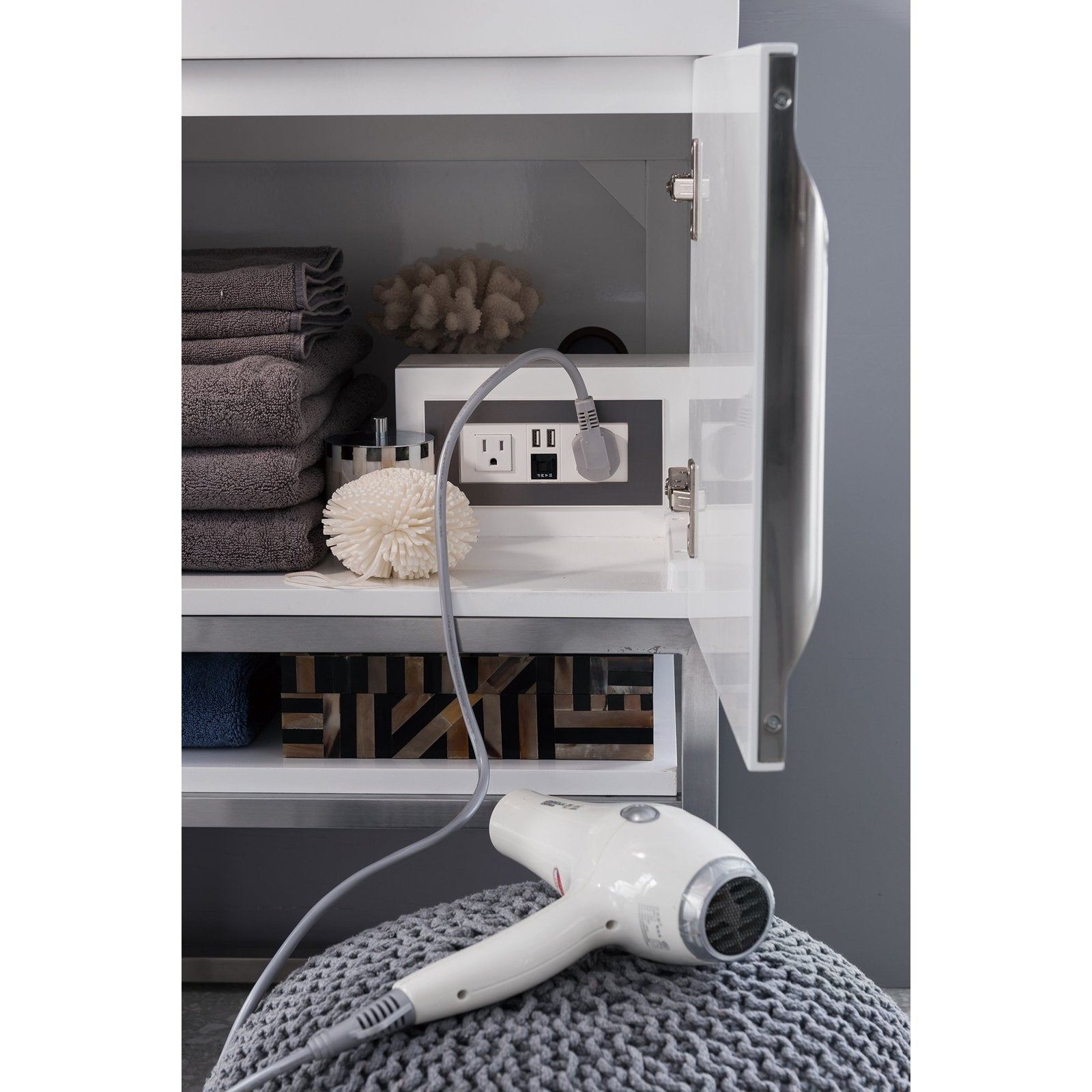 James Martin Vanities Columbia 72" Single Vanity - 388-V72S-AGR-MB-DGG
