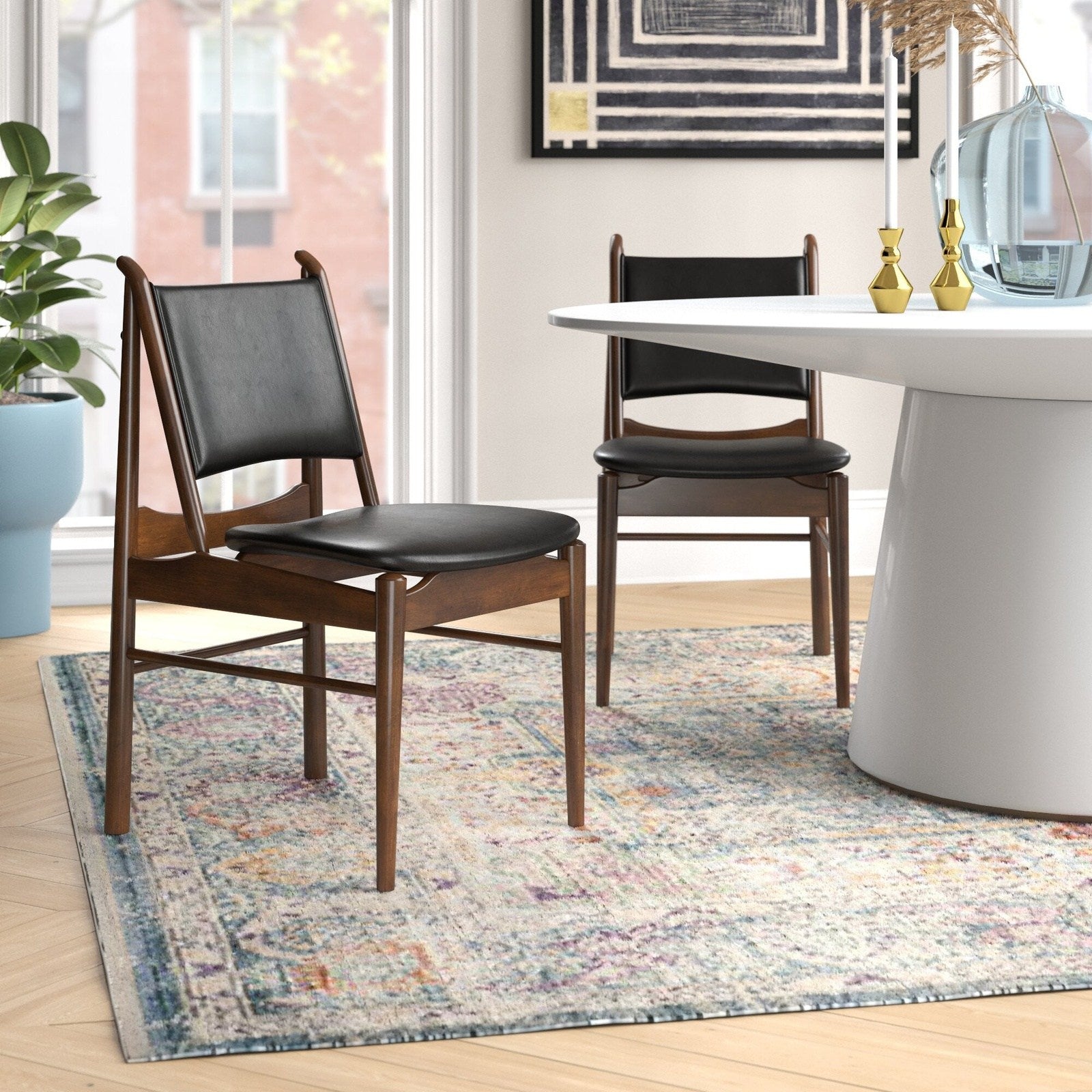 New Pacific Direct Wembley PU Leather Chair, (Set of 2) -  1320008-524