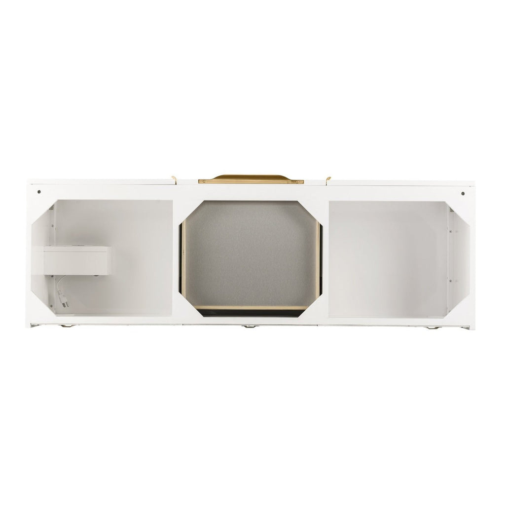 James Martin Vanities Mercer Island 59" Double Vanity - 389-V59D-AGR-G-DGG