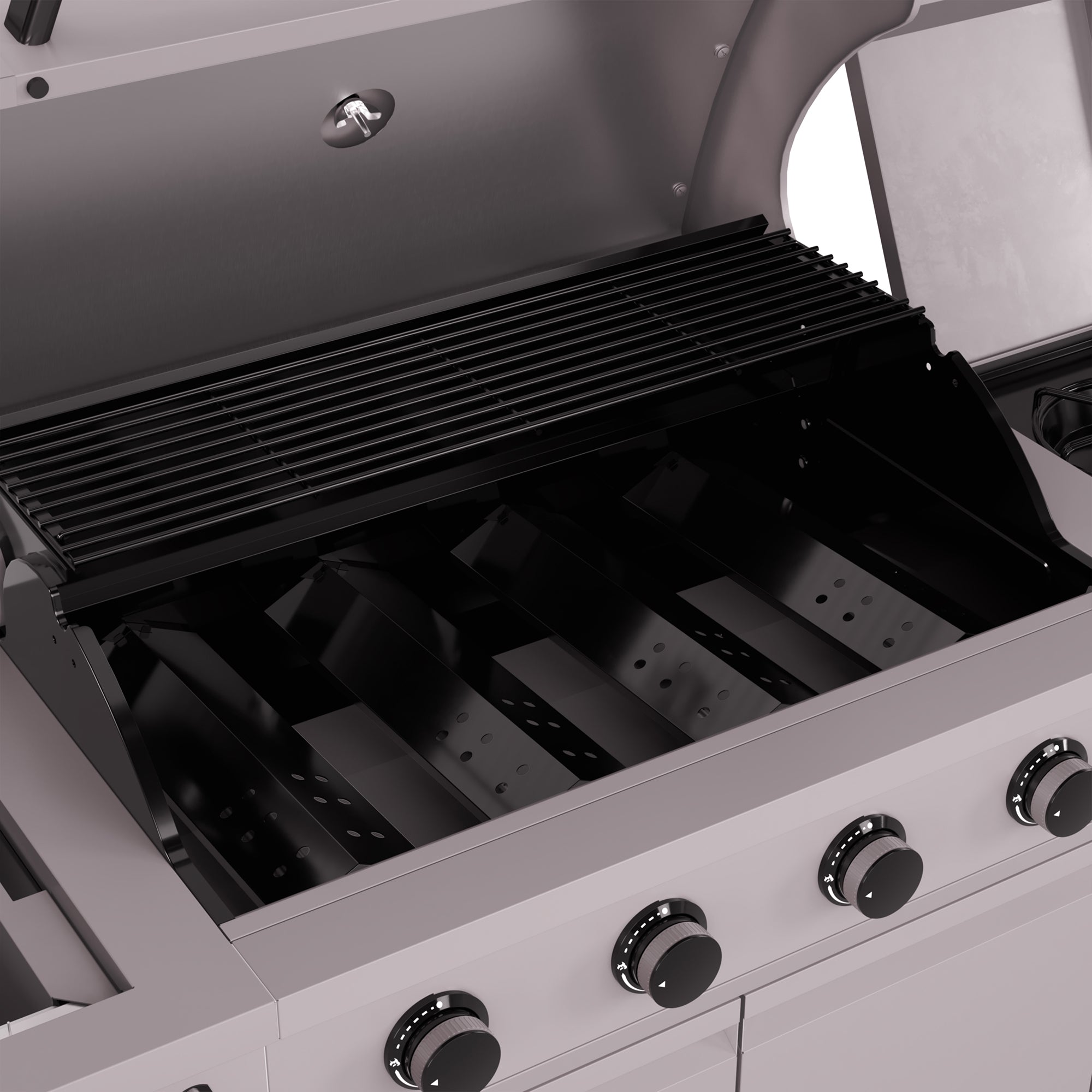 TYTUS Fresno 5-Burner LP/NG Convertible Grill in Gunmetal Gray - TDT-021-0101