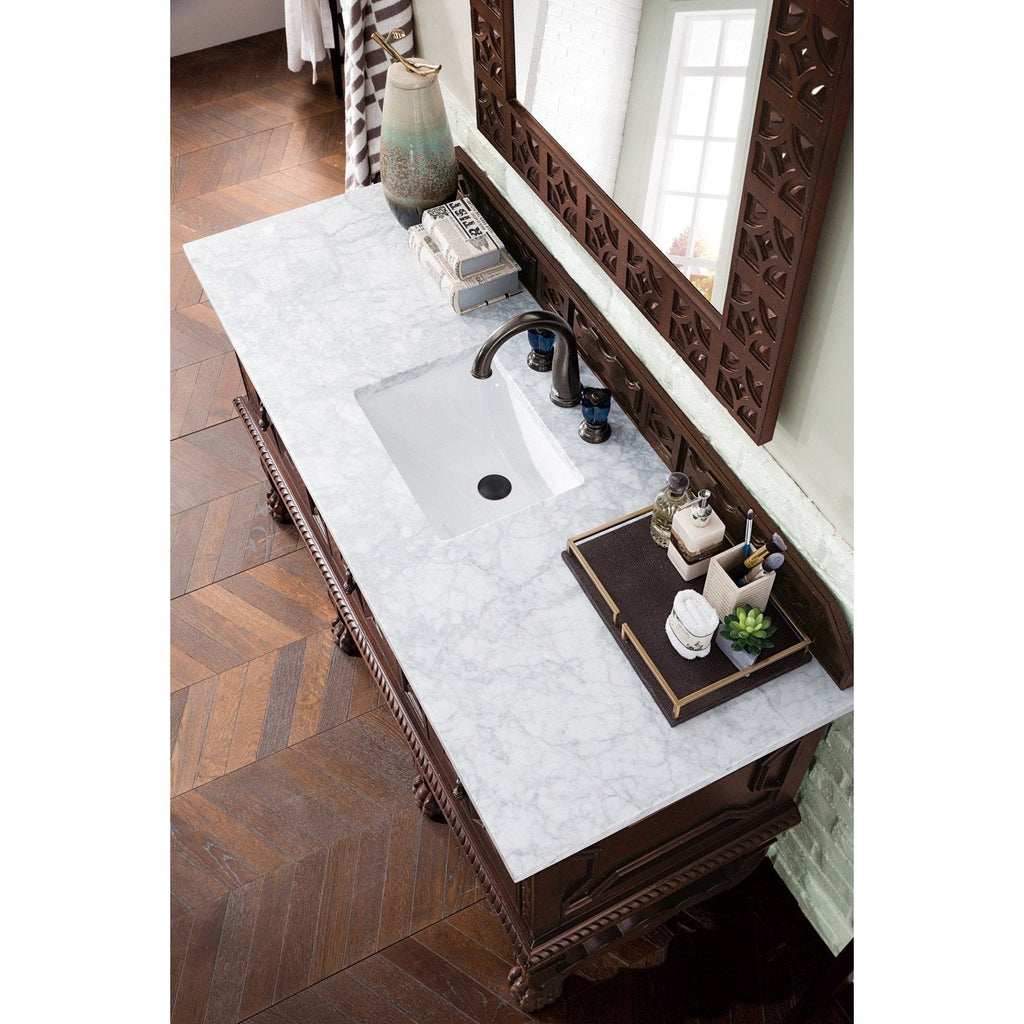 James Martin Vanities Balmoral 60" Single Vanity Cabinet - 150-V60S-ANW-3AF